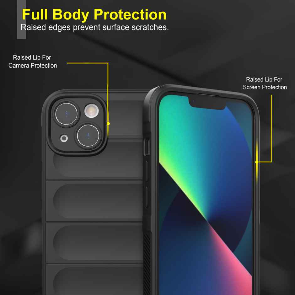 Zapcase Back Cover for Apple iPhone 13 | Magic-Black