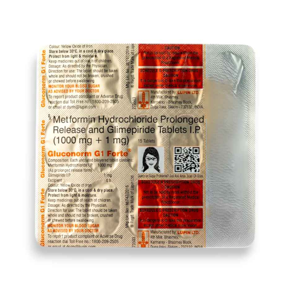 Gluconorm G 1 Forte Tablet PR