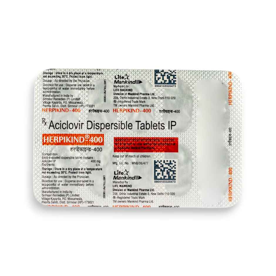 Herpikind-400 Tablet DT