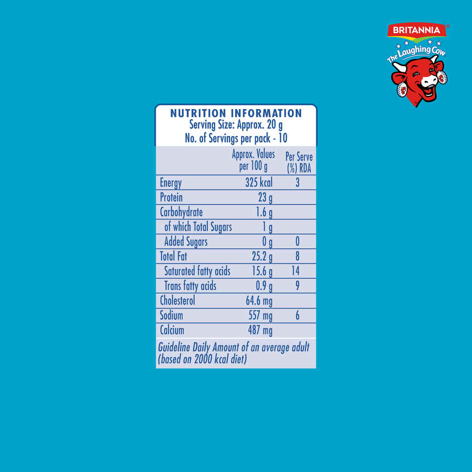 Britannia Laughing Cow Diced Mozzarella & Cheddar Pizza Cheese 200g