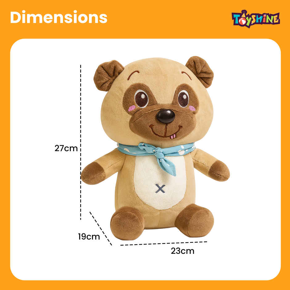 Spanker Bear Soft Toy | Ultra Soft Plush Teddy for Kids Decor - 27 cm