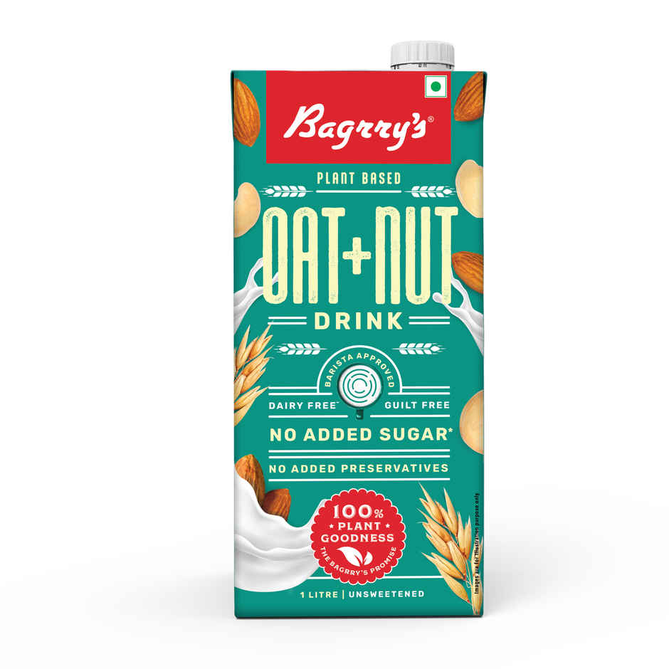 Bagrrys Oats And Nut Drink Vegan No Added Sugar