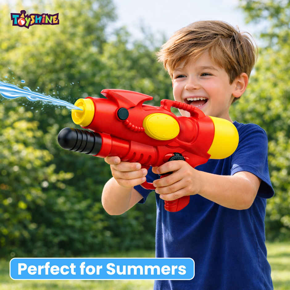 Toyshine Water Gun Toy | 260ml Tank Capacity Water Blaster | For Holi, Pool & Backyard Play