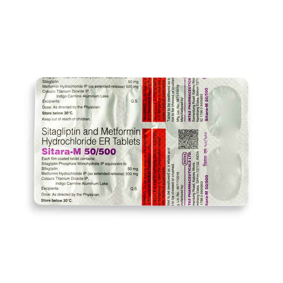 Sitara-M 50/500 Tablet ER