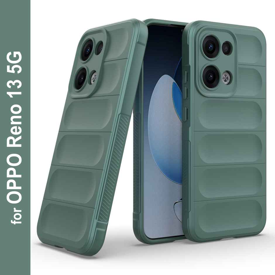 Zapcase Back Cover for OPPO Reno 13 5G | Magic-Dark Green