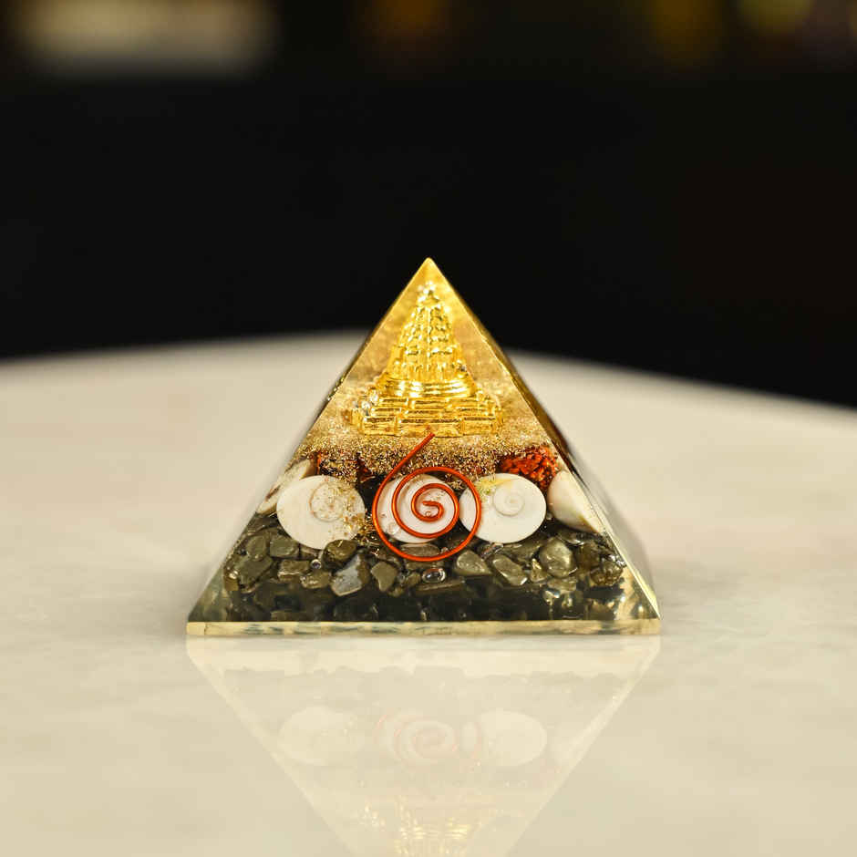 Hindcraft Money Magnet Pyrite Pyramid