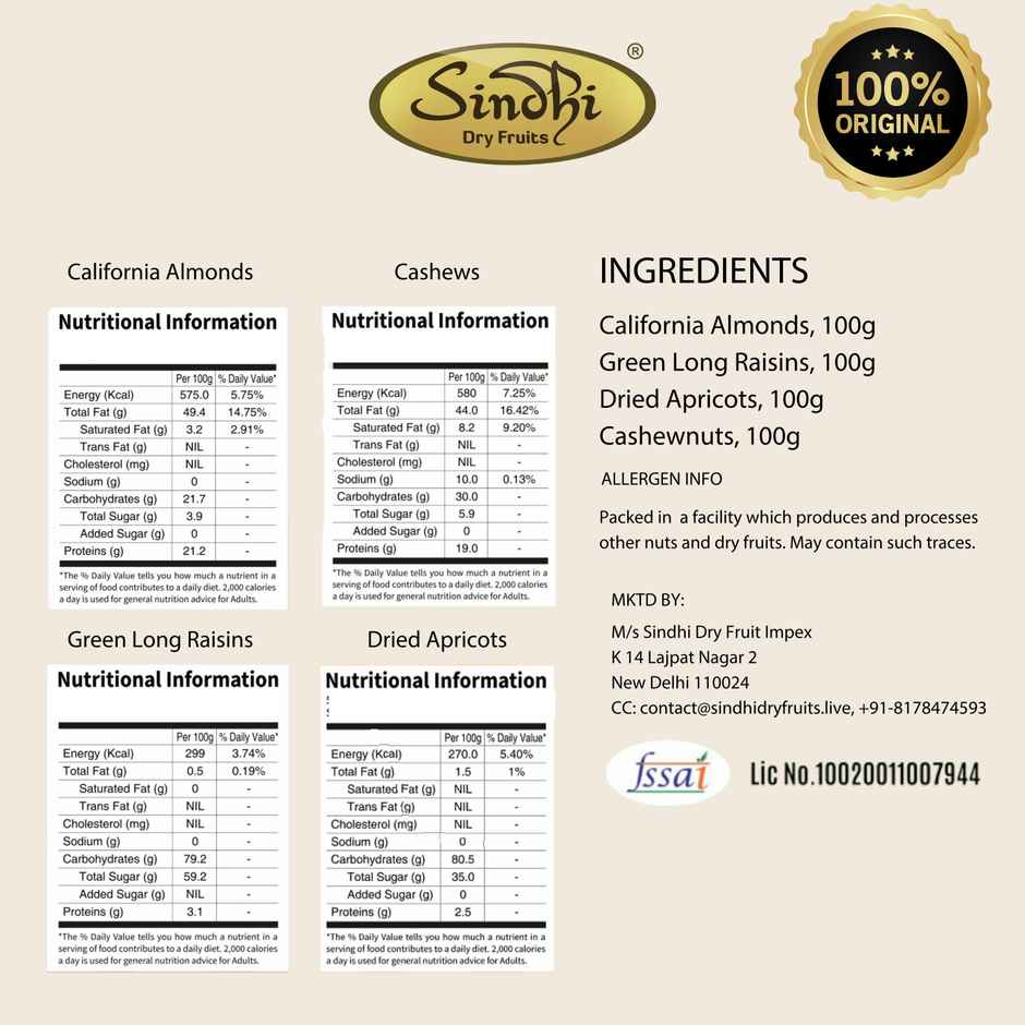 Sindhi Dry Fruit Premium Dry Fruits Gift Box