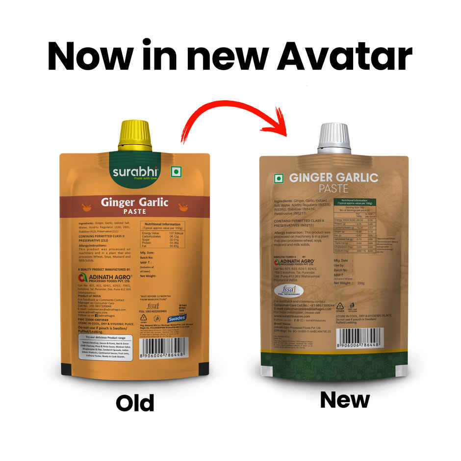 Surabhi Ginger Garlic Paste Sp