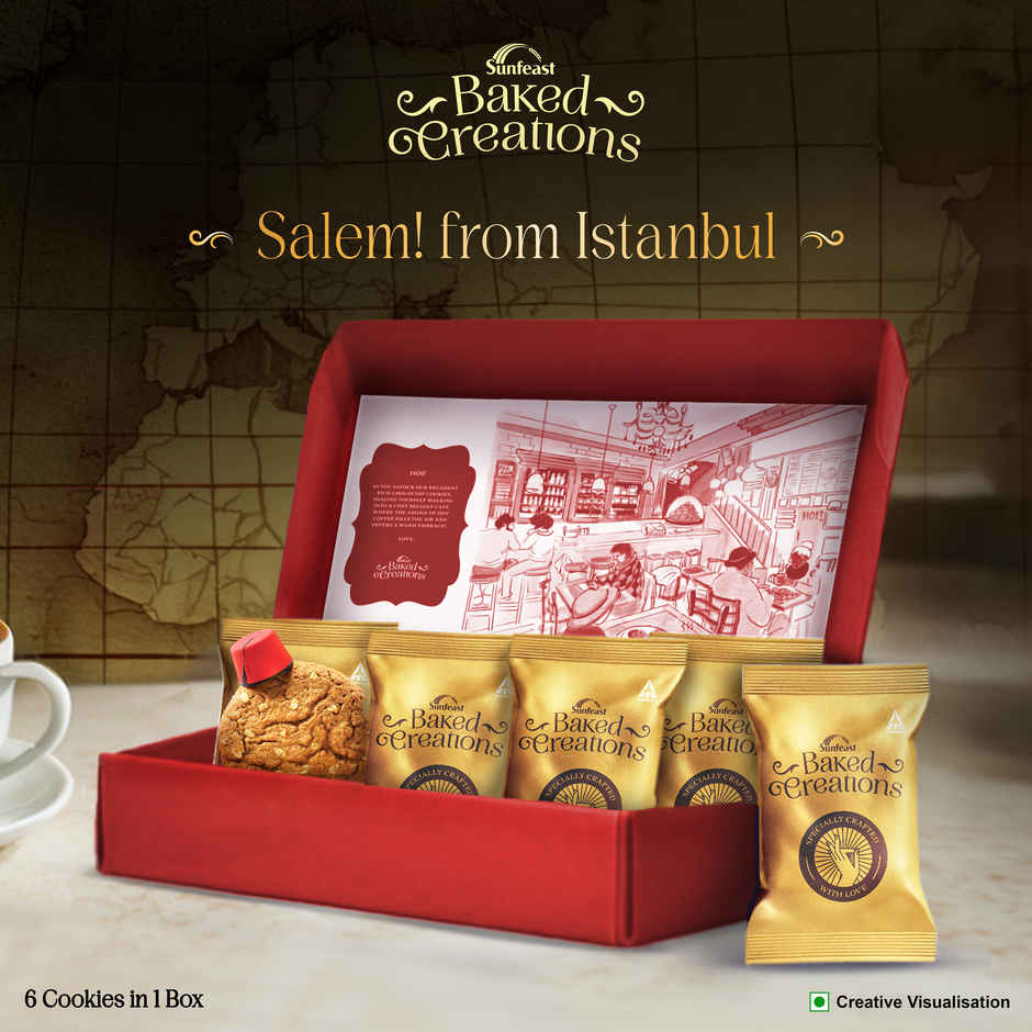 Oats & Hazelnut Cookies Crafted with Turkish Hazelnuts by Sunfeast Baked Creations