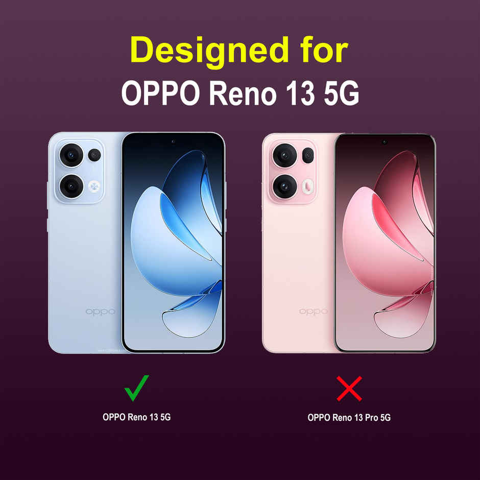 Zapcase Back Cover for OPPO Reno 13 5G | Magic-Lavender
