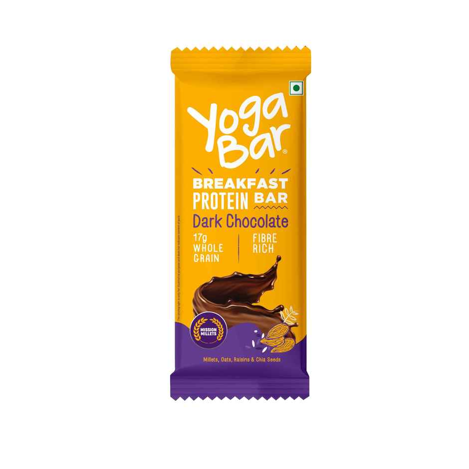 Yoga Bar  Breakfast Protein Bar Chocolate, High Fibre Granola Bar Combo
