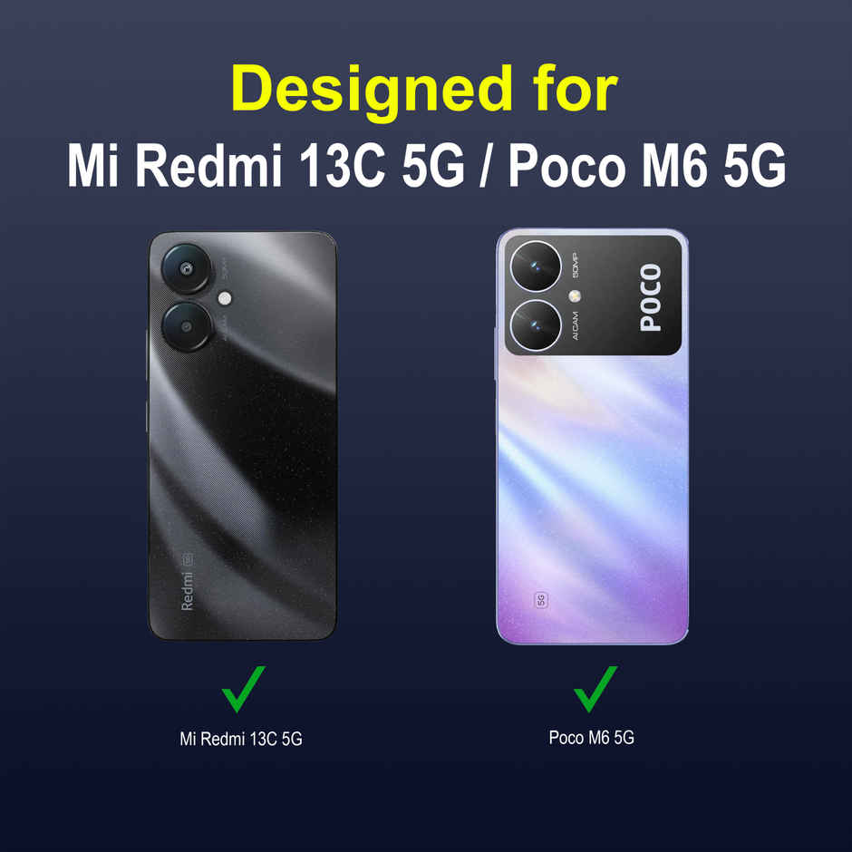 Zapcase Back Cover for Redmi 13C 5G | Magic-Sapphire