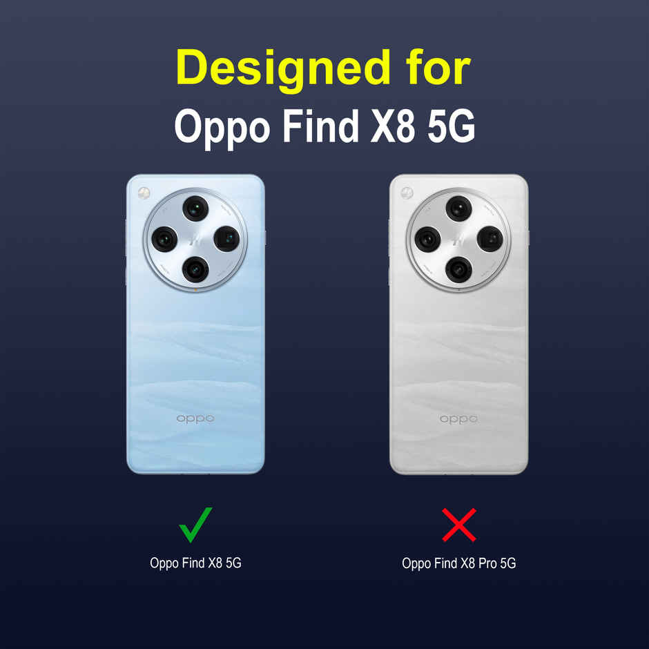 Zapcase Back Cover for Oppo Find X8 5G | Magic-Sapphire