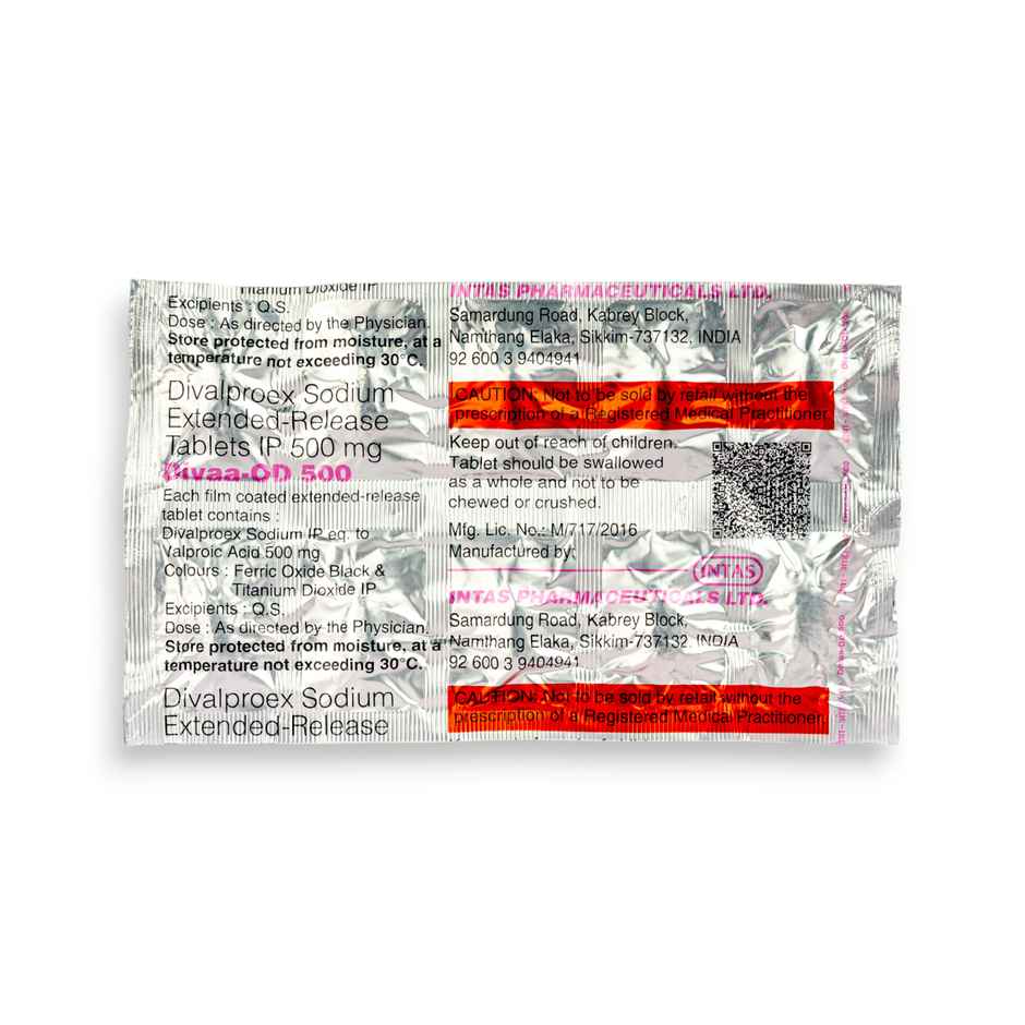 Divaa-OD 500 Tablet ER