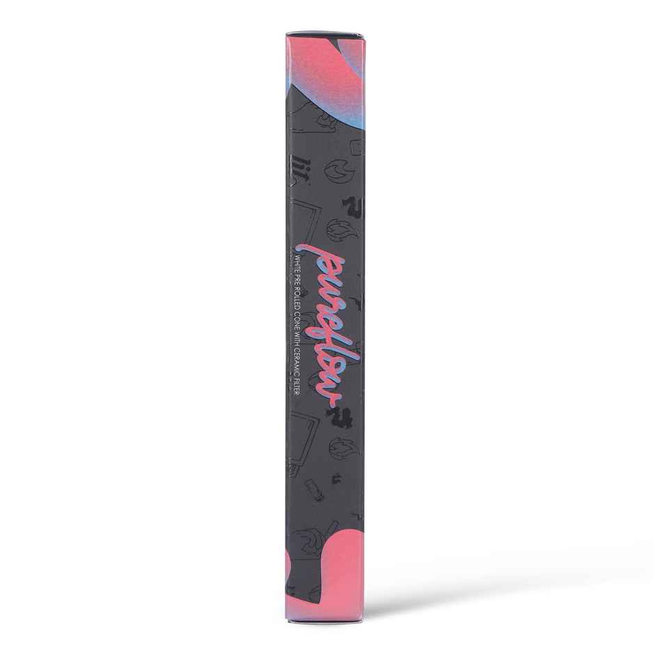 LIT Pure Flow White Pre Rolled Cone With Ceremic Filter