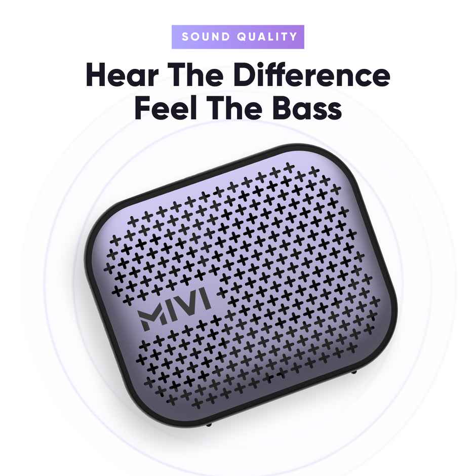 Mivi Roam2 Bluetooth Speaker | Black