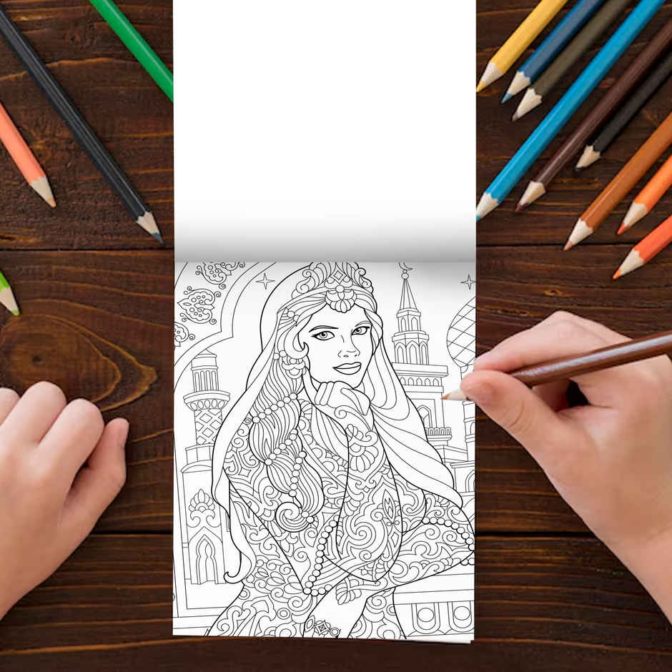 Art & Culture - The Mandala Series | Toddler Colouring Book | Relaxing & Mindfulness Coloring Book