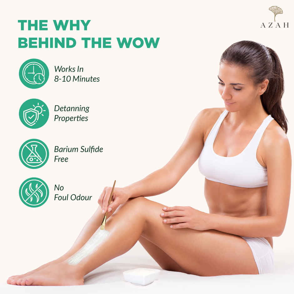 Azah Body & Bikini Hair Removal Wax Powder