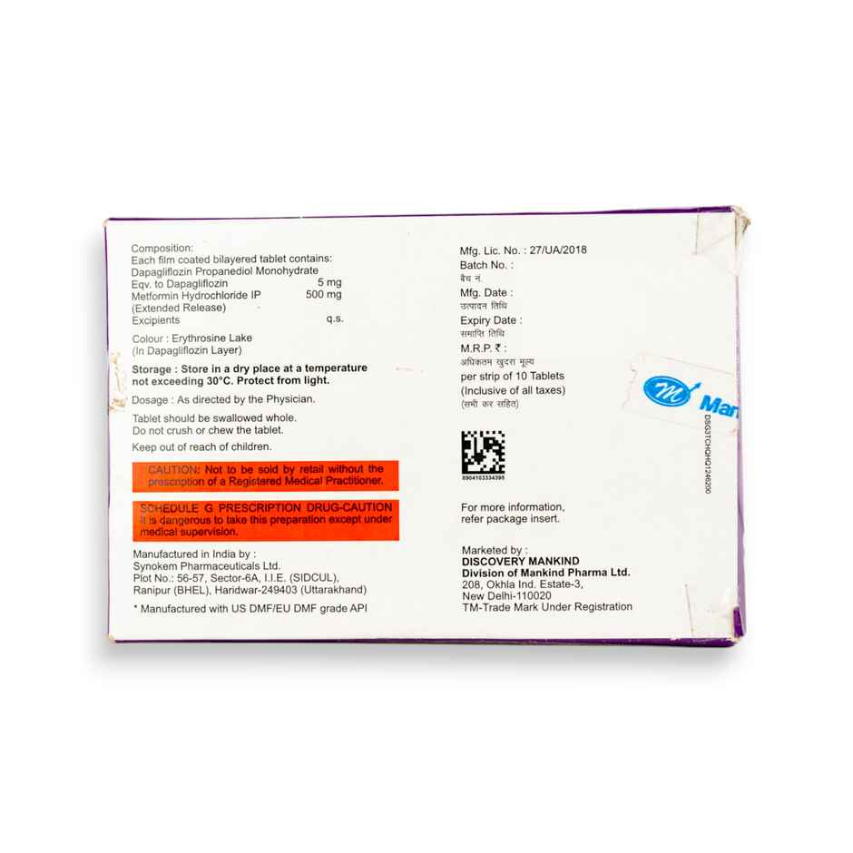 Sgltd-M 5/500 Tablet ER