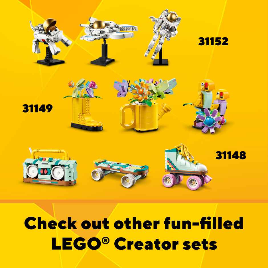 Lego Creator Retro Camera 3 In 1 Toy 31147 Multicolour For Kids Ages 8Y+