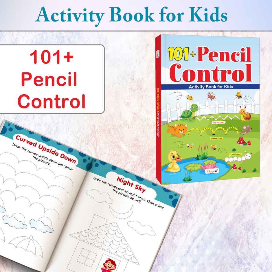 101+ Pencil Control Activity Book for Kids | Preschool Learning Book | Writing Practice Book