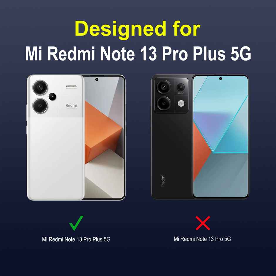 Zapcase Back Cover for Mi Redmi Note 13 Pro Plus 5G | Magic-Sapphire