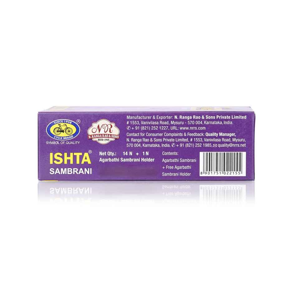 Pure Stem Sambrani | Ishta | Pack of 14 | Cycle