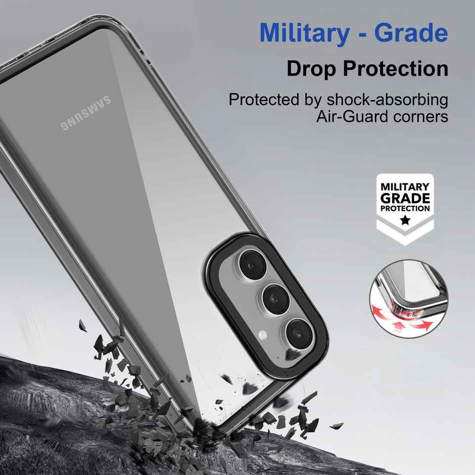 Zapcase Back Cover For Samsung Galaxy A14 5G (Space-Black)