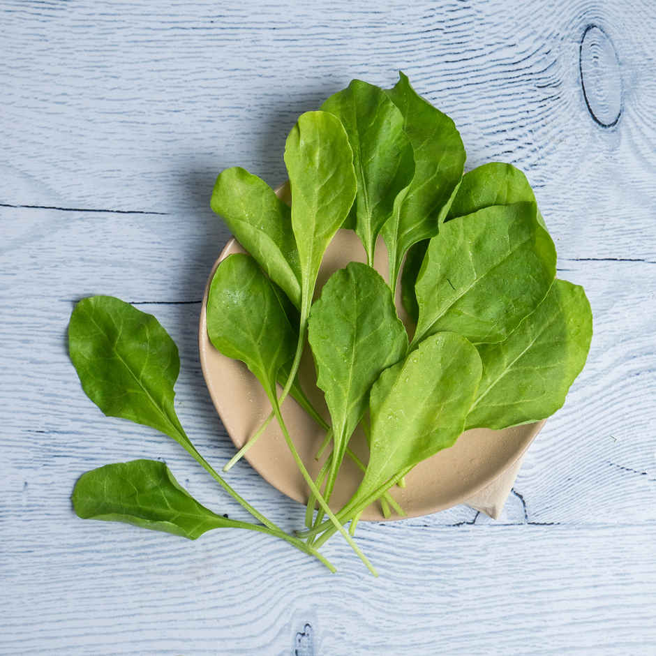 Akshayakalpa Organic Pasteurized Cow Fresh Milk (Pouch)(1pc) & Spinach - Cleaned, Without Roots(1pc) Combo