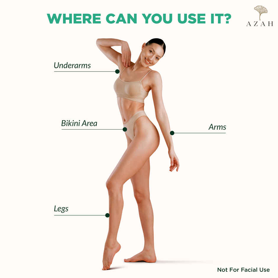 Azah Body & Bikini Hair Removal Wax Powder