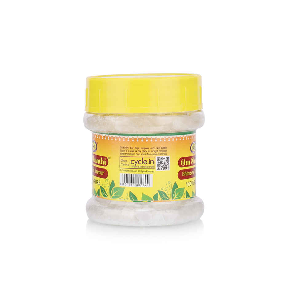 Pure Om Shanthi Bhimseni Camphor | Cycle