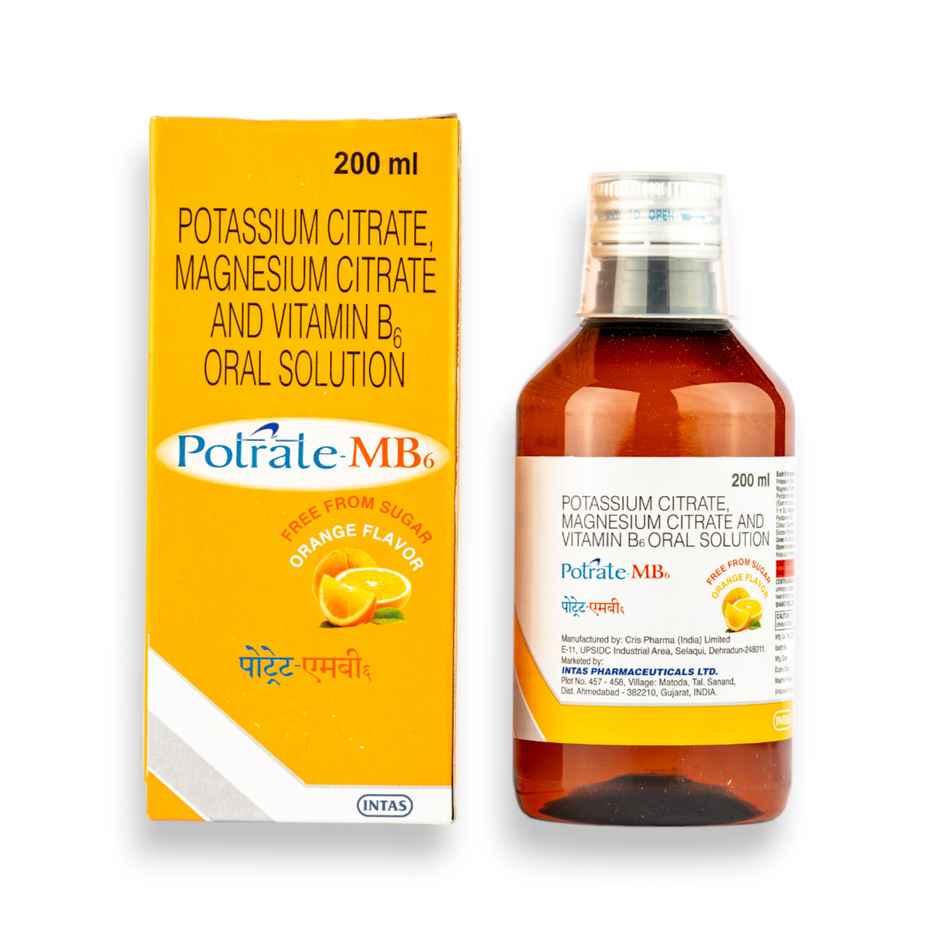 Potrate-MB6 Orange Sugar Free Oral Solution