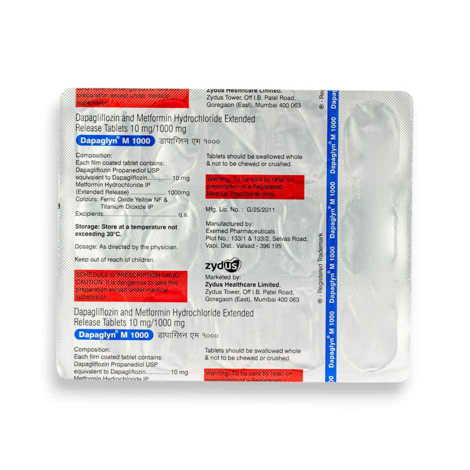 Dapaglyn M 1000 Tablet ER