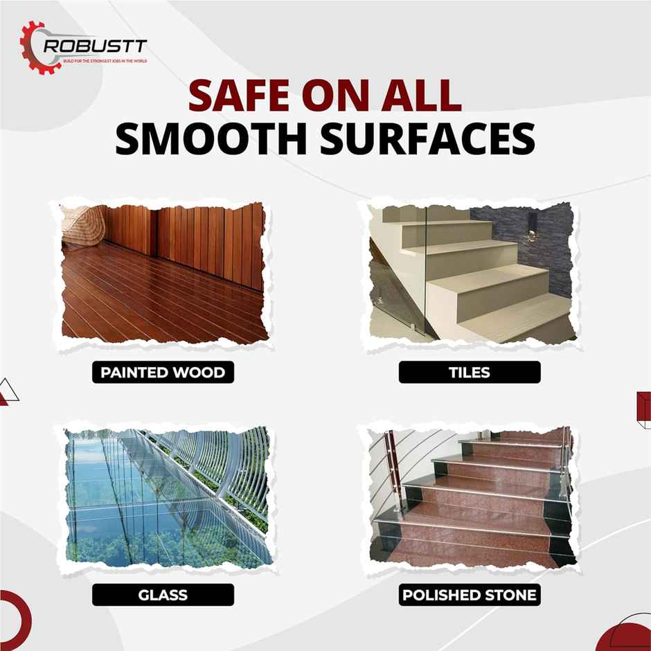 Robustt Anti-Skid Tape | Black | 100 mm - 5 m