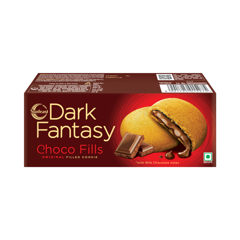 Sunfeast Dark Fantasy Choco Centre Fills | Preservative-free Combo