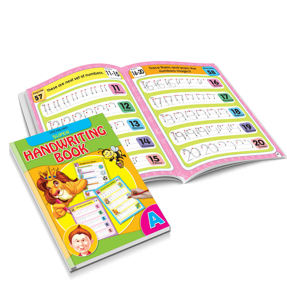 Dreamland Super Handwriting Books Pack Of 7 | Gift Pack | Books For Kid | Gift For Kid, 448 Pages