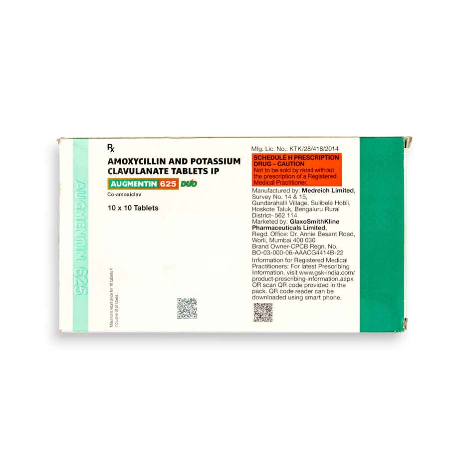 Augmentin 625 Duo Tablet