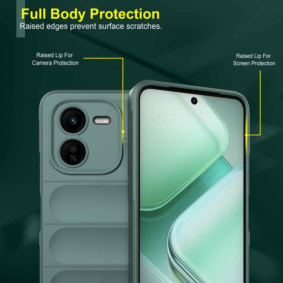 Zapcase Back Cover for iQOO Z9x 5G | Magic-DarkGreen