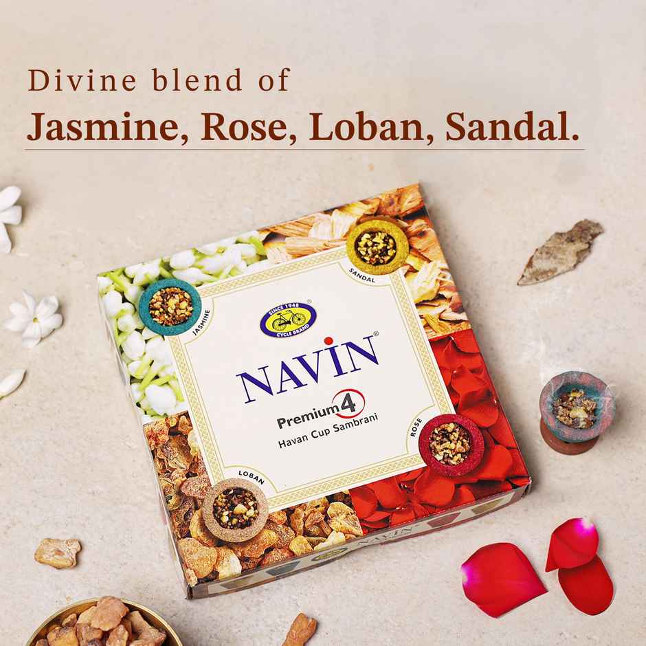 Cycle Navin 4-in-1 Havan Sambrani Cup Assorted Box