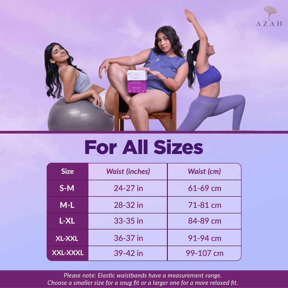Azah Disposable Period Panties | 2XL-3XL