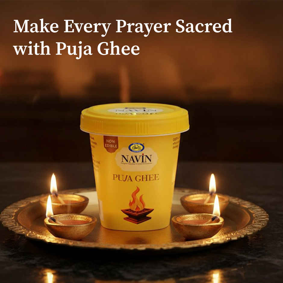 Pure Puja Ghee | Non-Edible Ghee for Diyas, Aarti & Rituals | Cycle