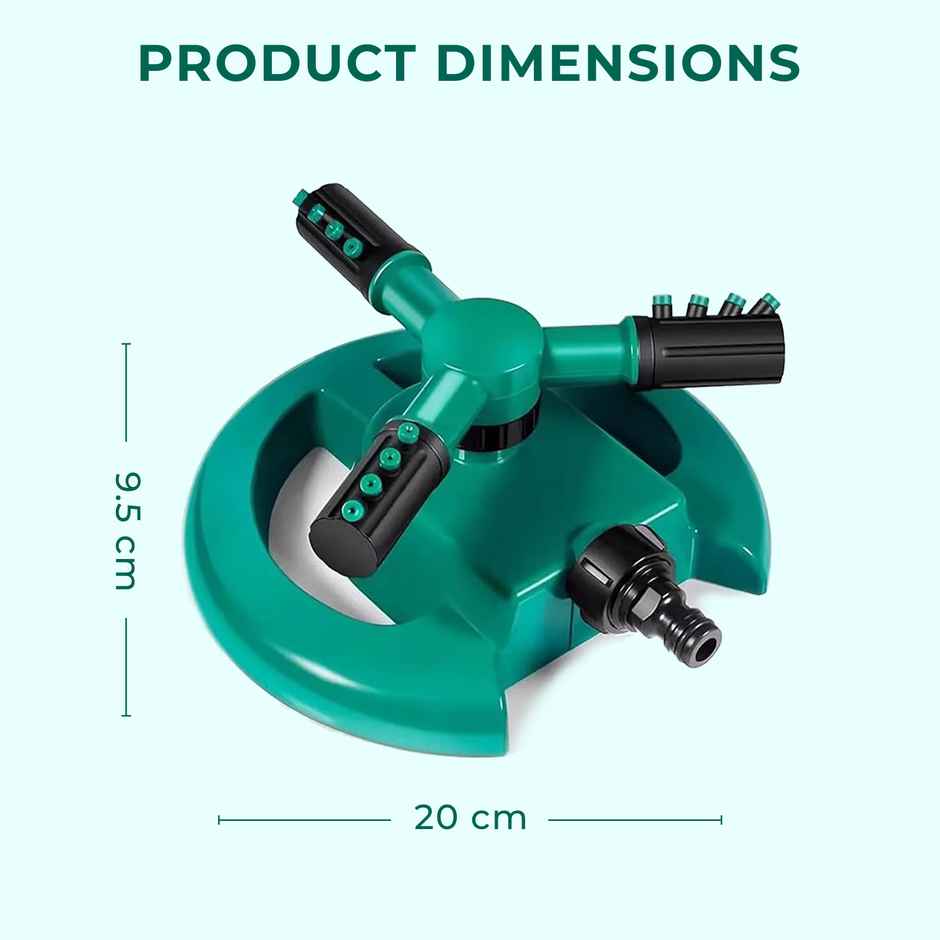 Robustt 360 Degree Rotating Garden Sprinkler