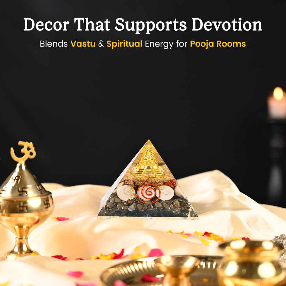 Hindcraft Money Magnet Pyrite Pyramid