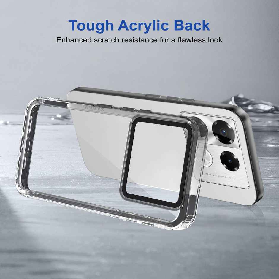 Zapcase Back Cover for Infinix Note 40 Pro 5G | Space-Black