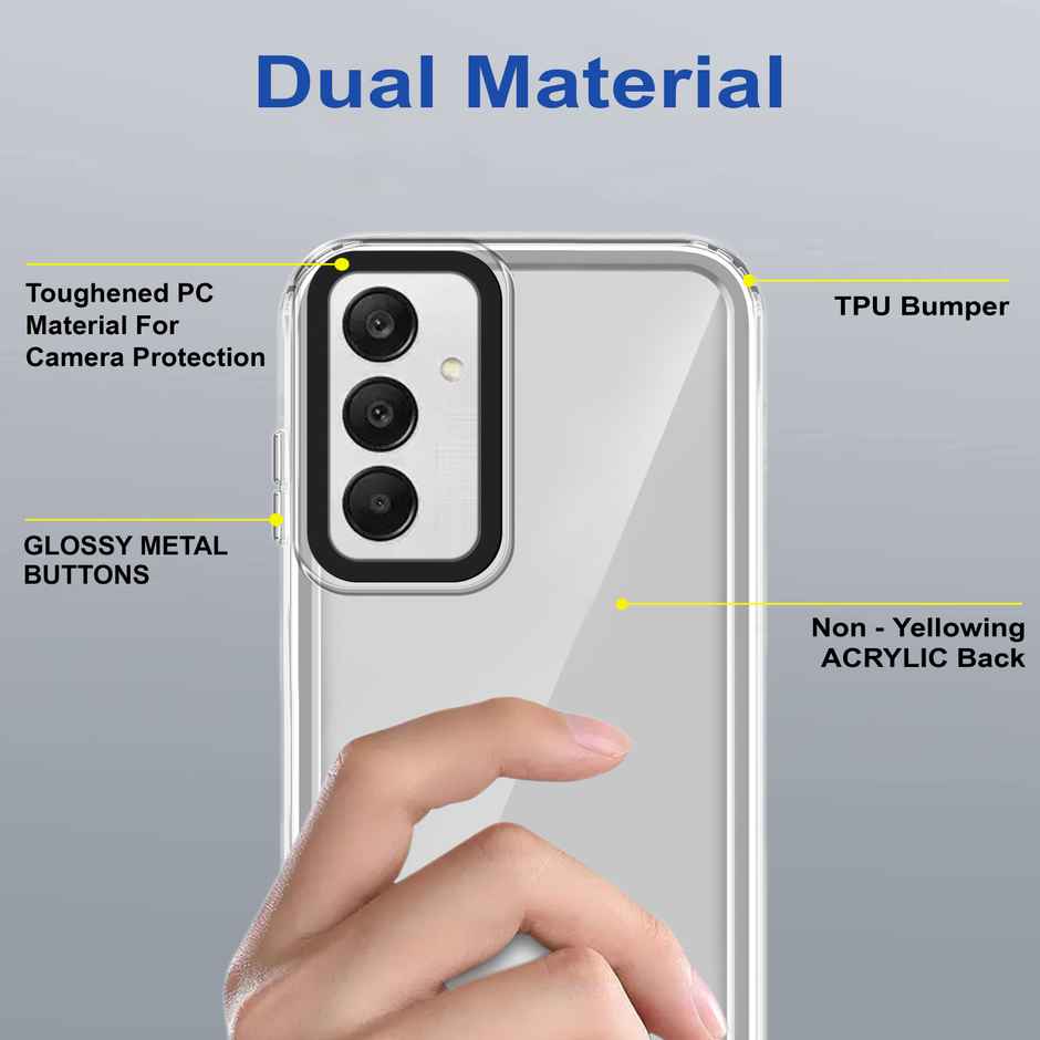 Zapcase Back Cover for Samsung Galaxy A16 5G | Space-Clear