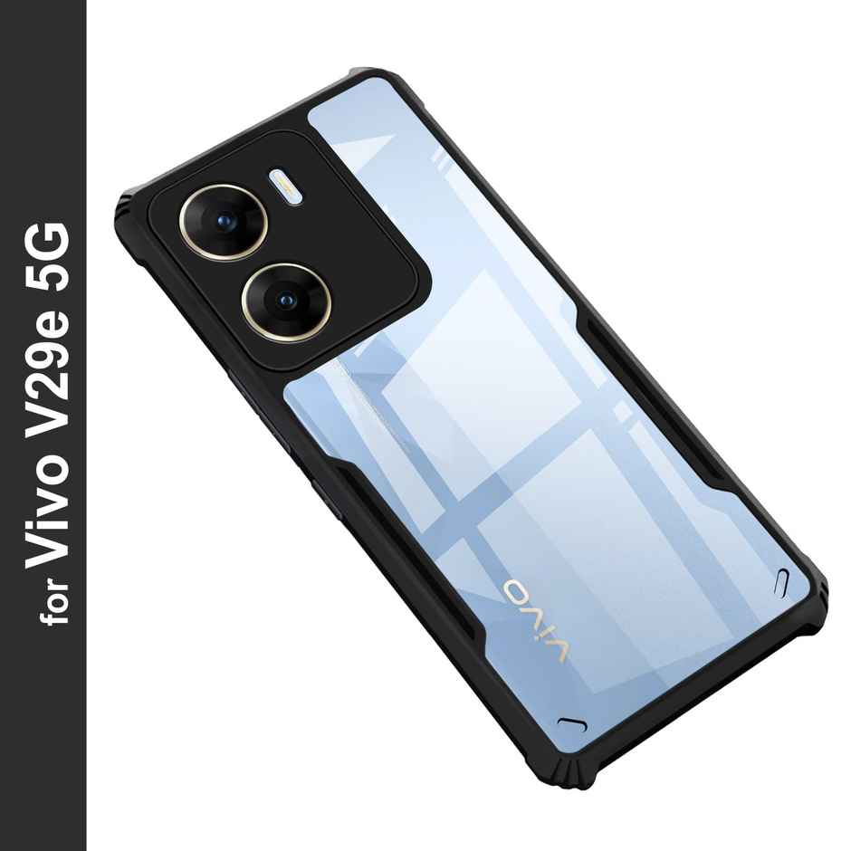 Zapcase Back Cover for Vivo V29e 5G | Matte-Black
