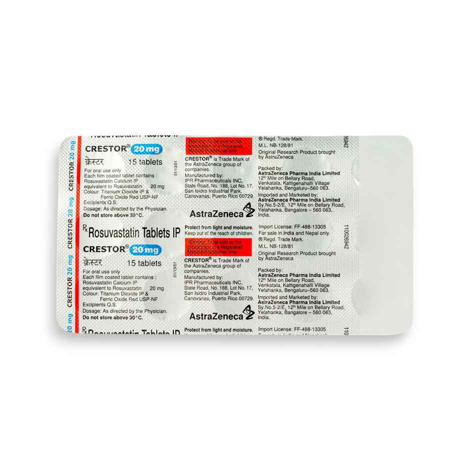 Crestor 20mg Tablet