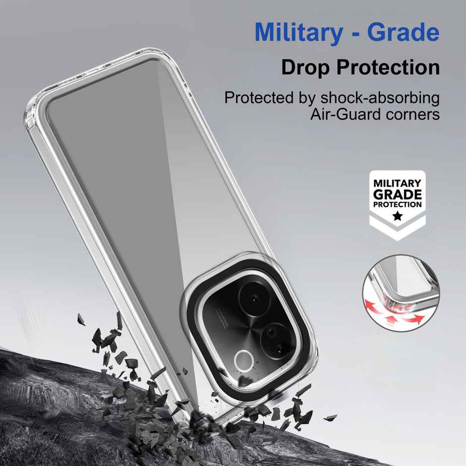 Zapcase Back Cover for iQOO Z9s Pro 5G | Space-Clear