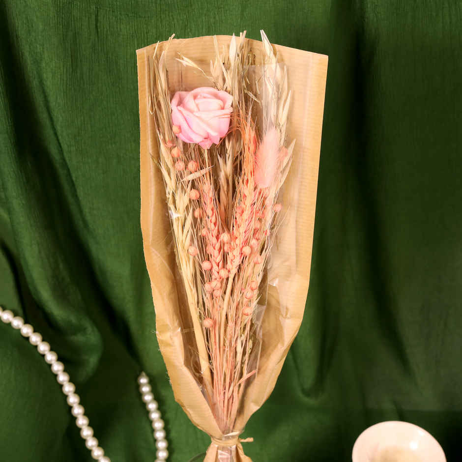 Pastel Promise Natural Dried Artificial Flower Bouquet | Eternal Blooms