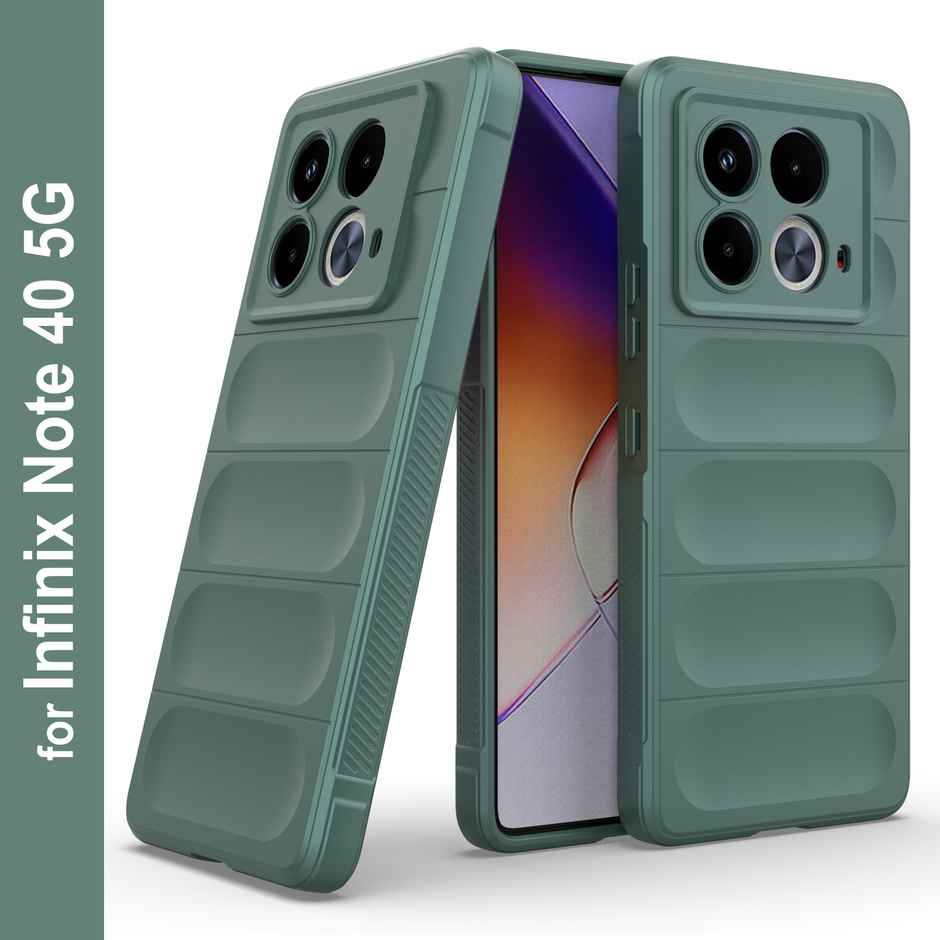 Zapcase Back Cover for Infinix Note 40 5G | Magic-DarkGreen